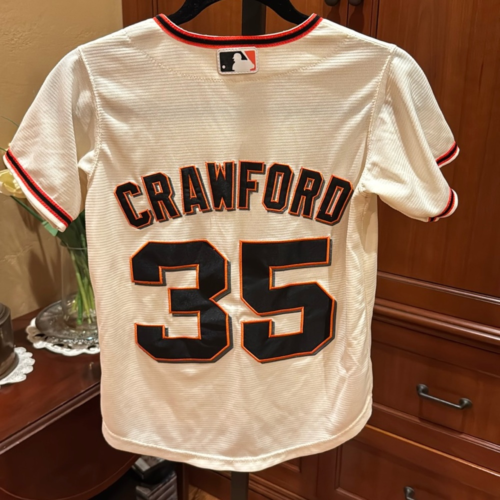 MLB Nike Genuine Merchandise San Francisco Giants Brandon Crawford Jersey S 35